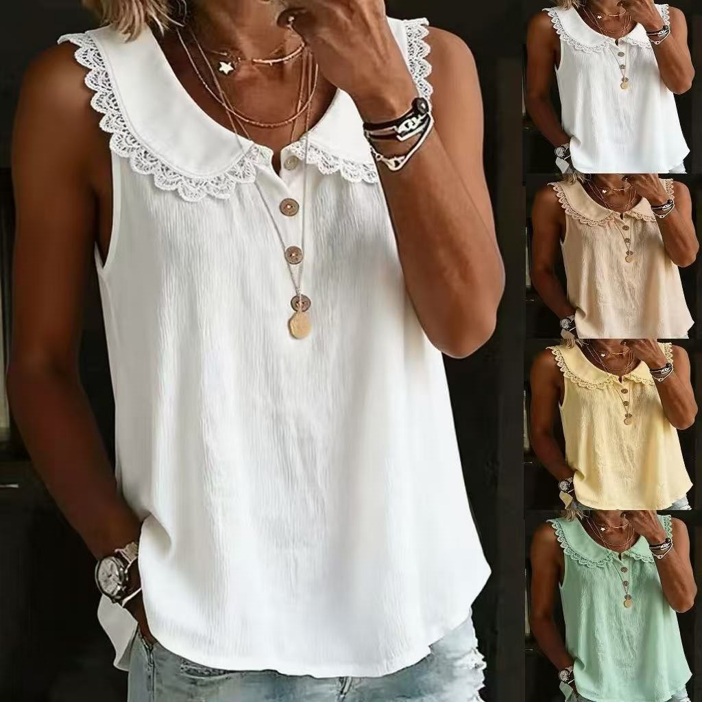New 2026 Women's Summer Sleeve - Shirt Camp Collar ulasan dan harga
