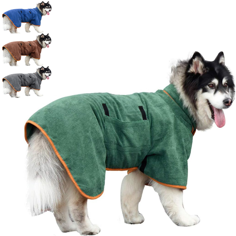 Dog Bathrobe Towel Pet Drying  - Beach Towel Large ulasan dan harga