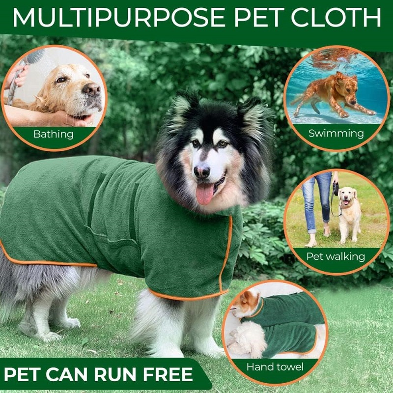 Dog Bathrobe Towel Pet Drying  - Beach Towel Large ulasan dan harga