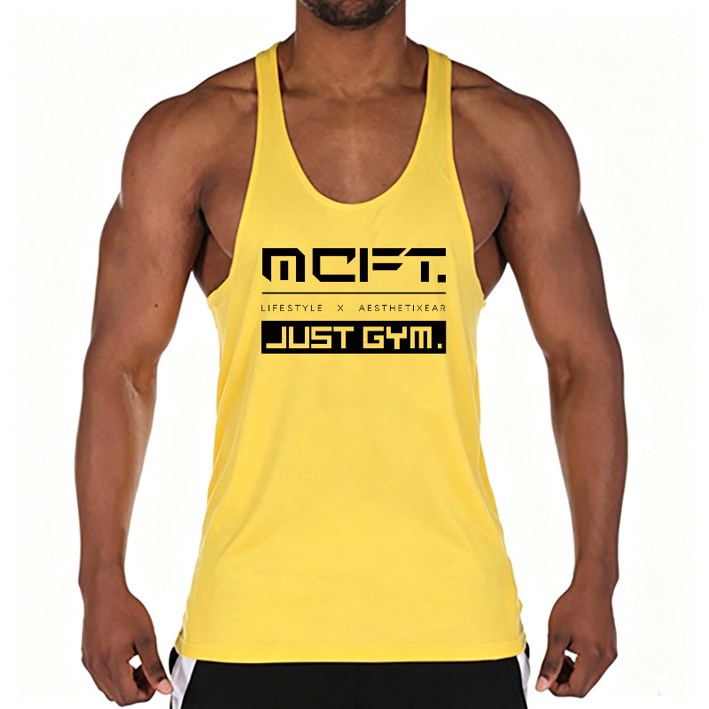 Running Men Cotton Gym Vest Ta - Tank Top Muscle ulasan dan harga