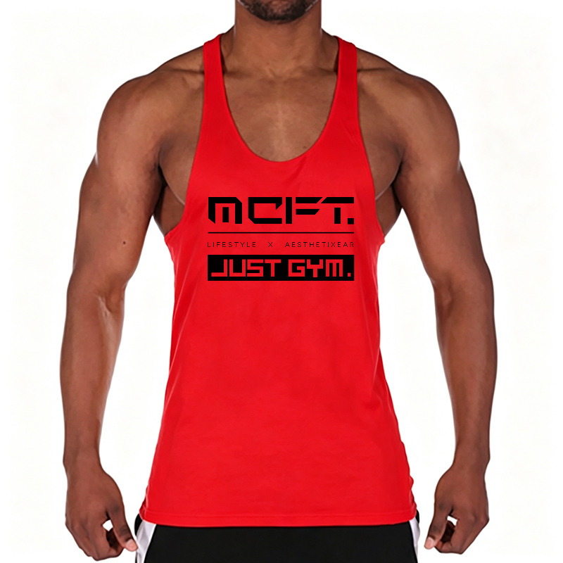 Running Men Cotton Gym Vest Ta - Tank Top Muscle ulasan dan harga