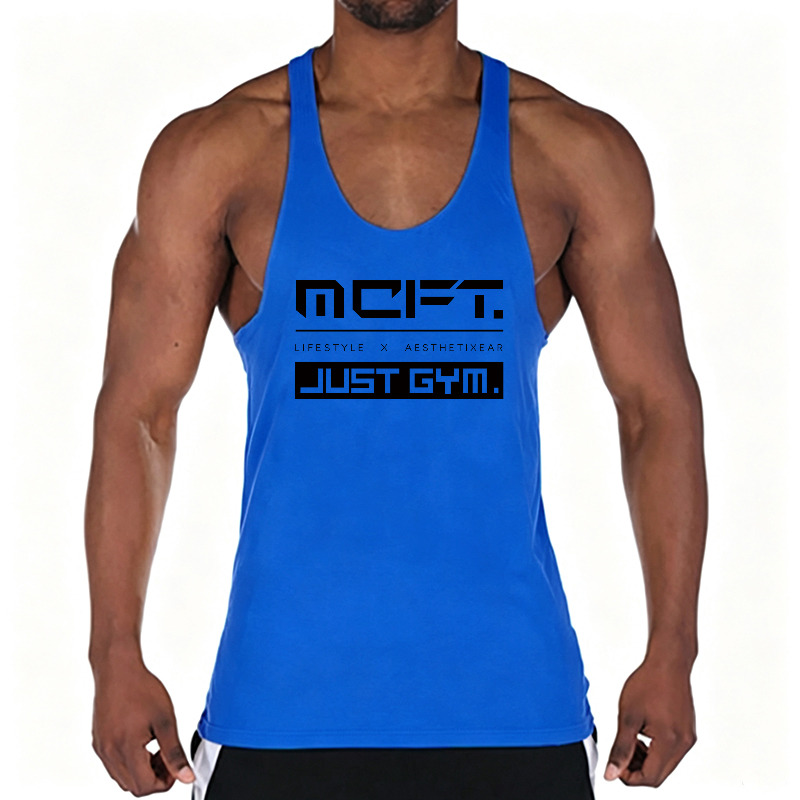Running Men Cotton Gym Vest Ta - Tank Top Muscle ulasan dan harga