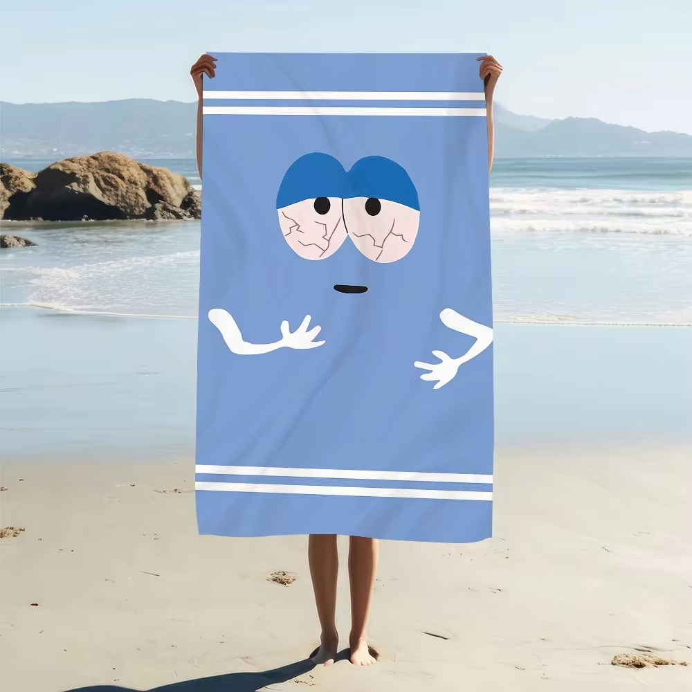 Fun Cartoon T-Shaped Towel, Qu - Beach Towel Large ulasan dan harga