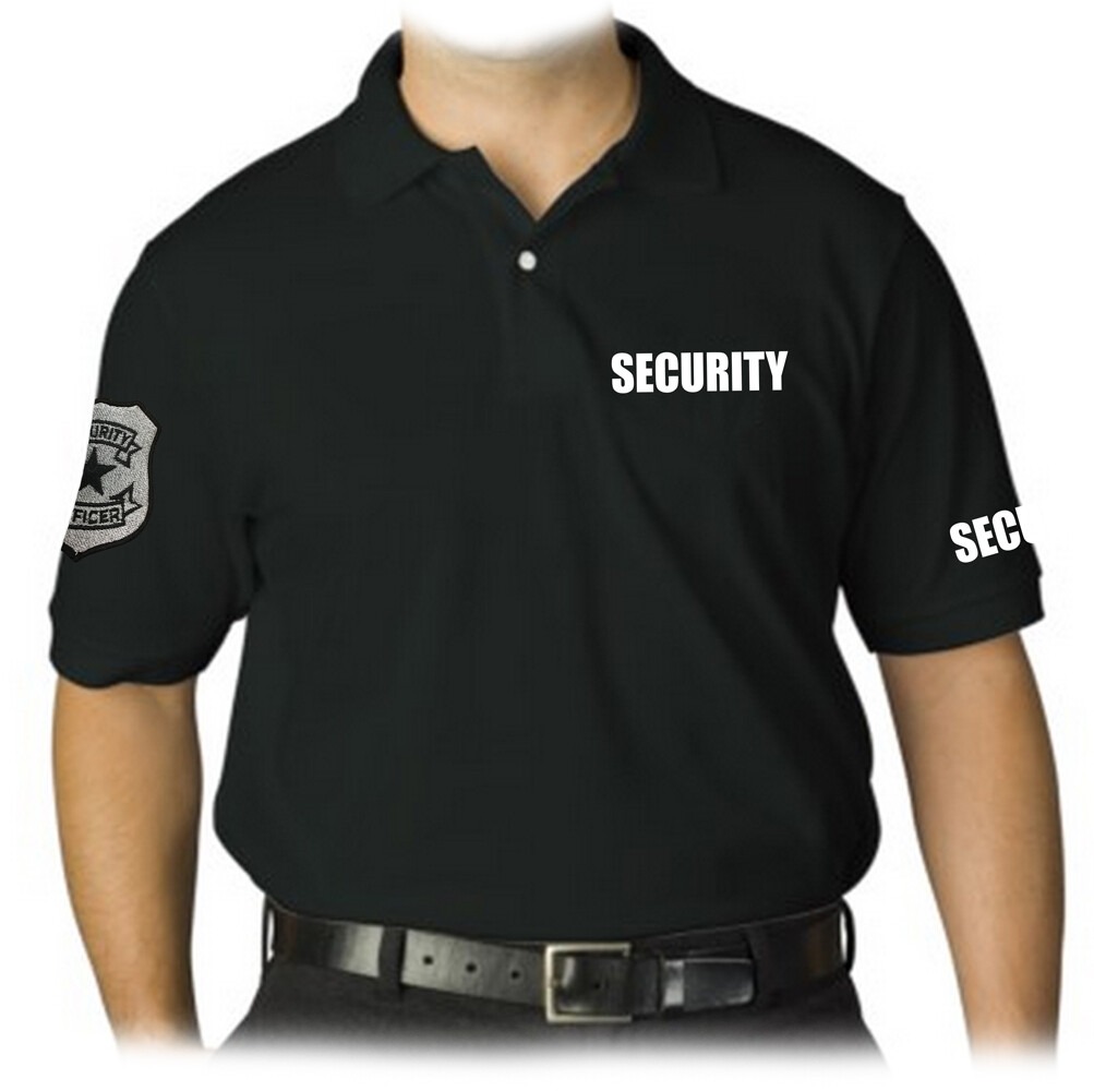 MEN'S PRINTED SECURITY EMBROID - Polo Shirt Pique ulasan dan harga