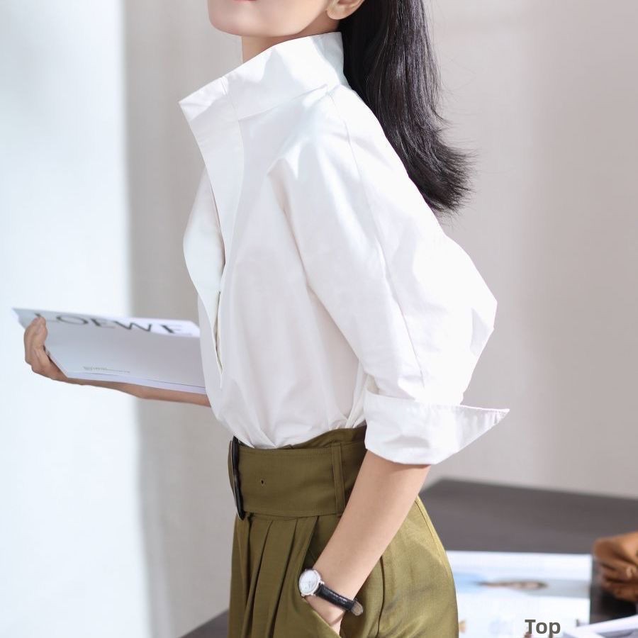 Early Autumn 2023 Women's Loos - Shirt Camp Collar ulasan dan harga