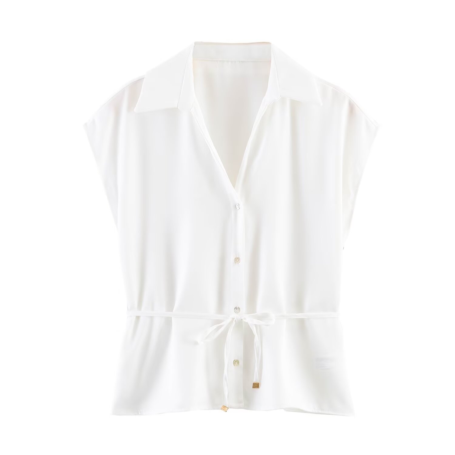 Willshela Women Fashion With B - Shirt Camp Collar ulasan dan harga