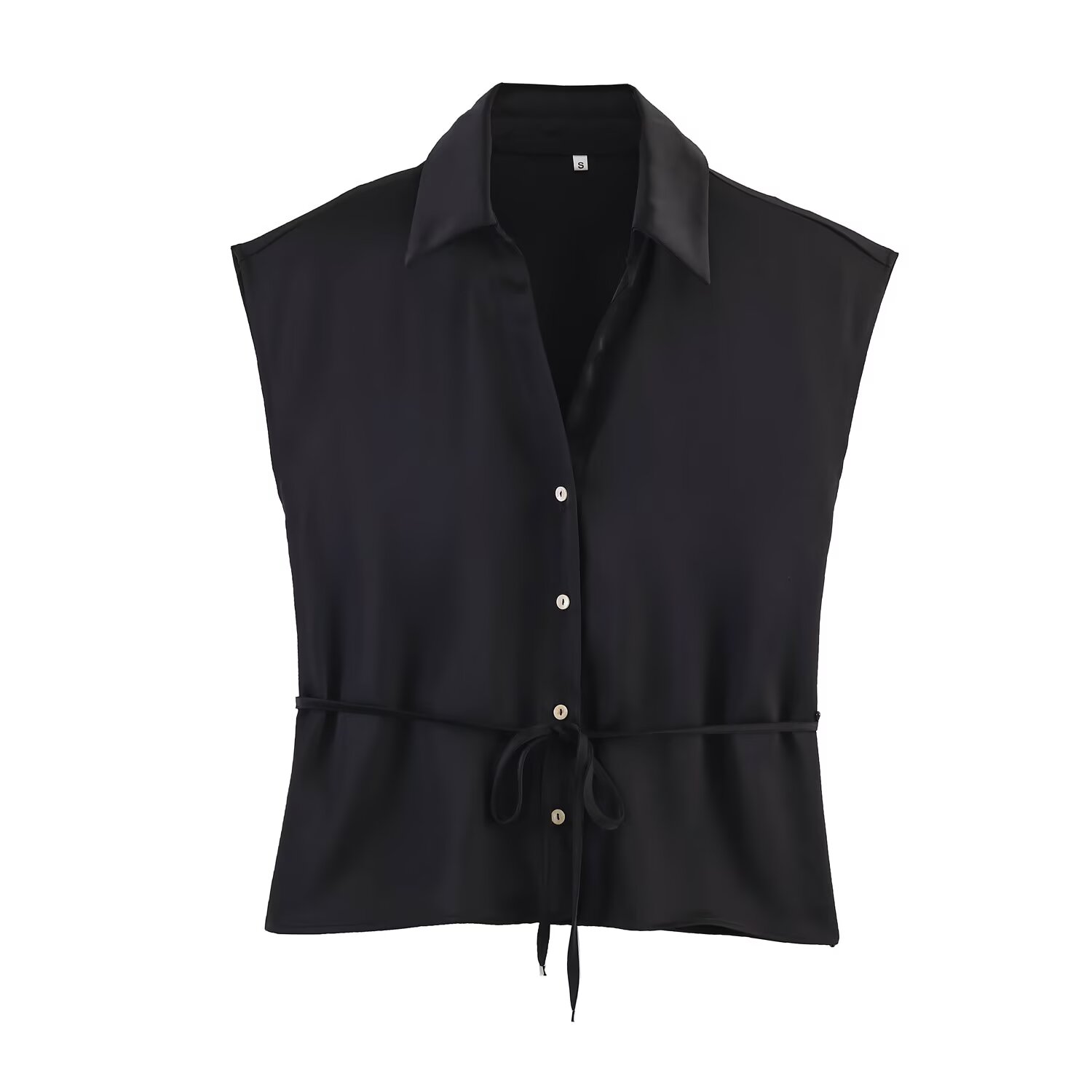 Willshela Women Fashion With B - Shirt Camp Collar ulasan dan harga
