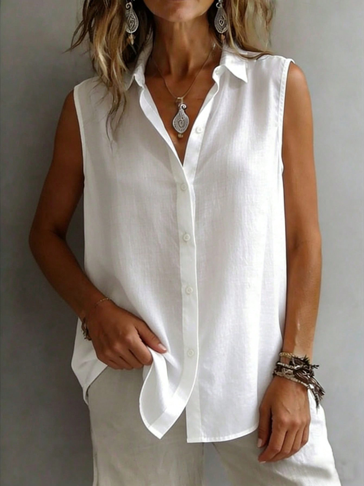 Fashionable and Elegant Sleeve - Shirt Camp Collar ulasan dan harga